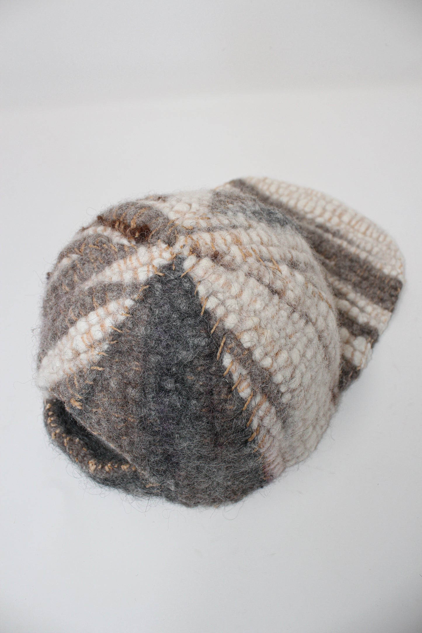 Ready Made Dad Cap 2 (Alpaca, Swaledale, Merino, Shetland) (M)