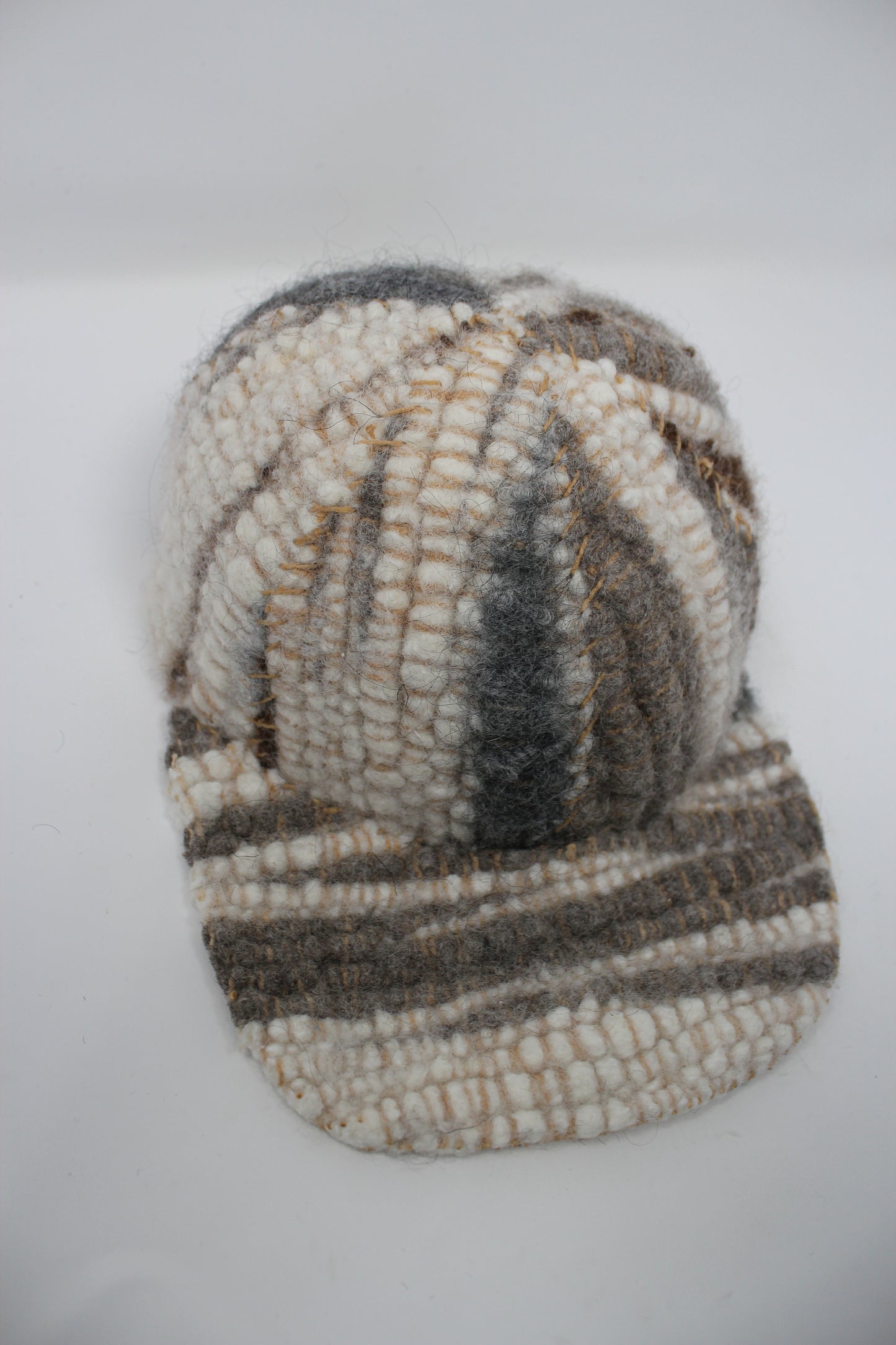 Ready Made Dad Cap 2 (Alpaca, Swaledale, Merino, Shetland) (M)