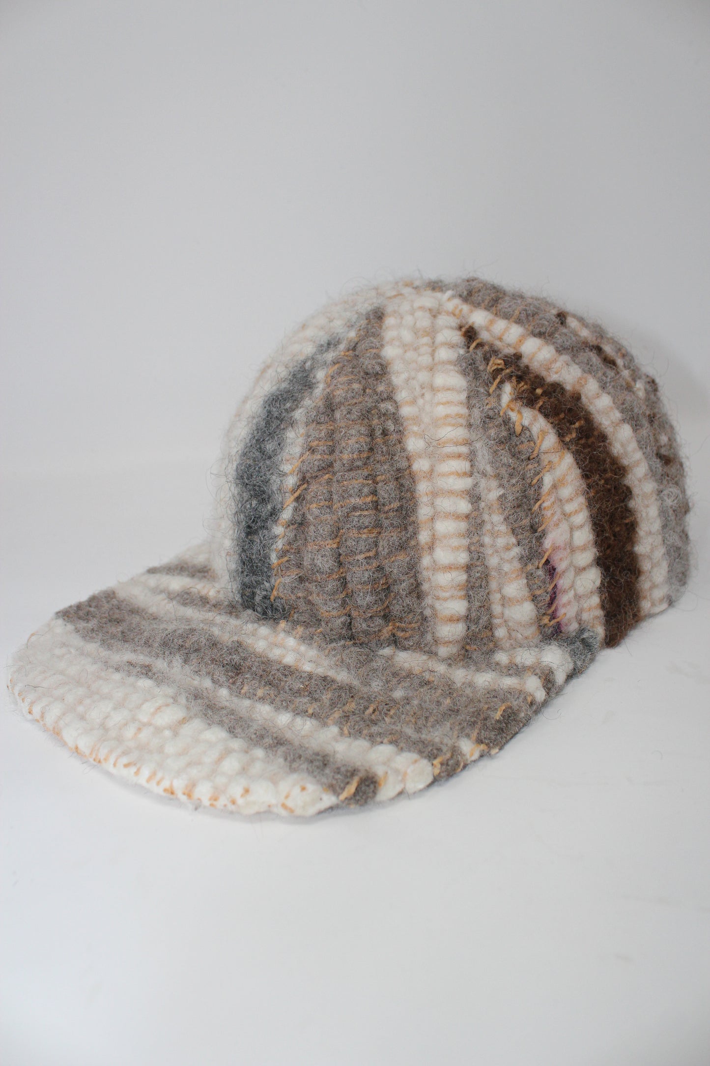 Ready Made Dad Cap 2 (Alpaca, Swaledale, Merino, Shetland) (M)